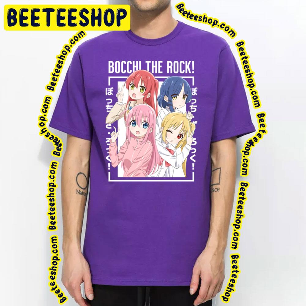 Hitori Gotoh Kita Ikuyo Nijika Ijichi Ryо̄ Yamada Bocchi The Rock! Trending Unisex T-Shirt Hitori Gotoh Kita Ikuyo Nijika Ijichi Ryо̄ Yamada Bocchi The Rock! Trending Unisex T-Shirt