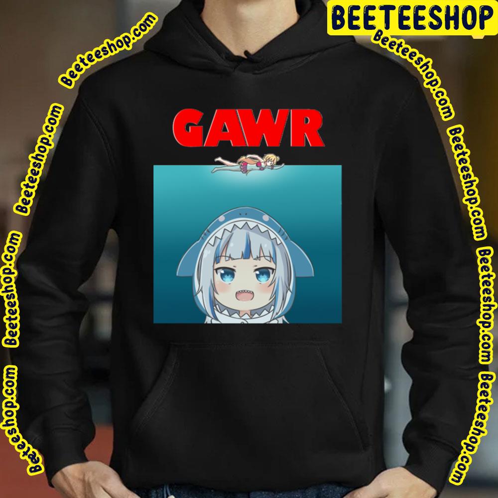 Horror En Gawr Gura Parody Hololive Trending Unisex T-Shirt Horror En Gawr Gura Parody Hololive Trending Unisex T-Shirt