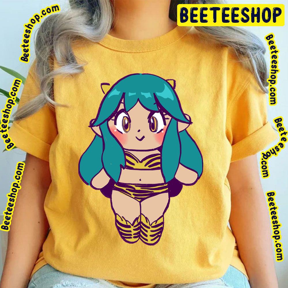 Invader Lum Chibi Plush Doll Urusei Yatsura Alien Oni Girl Trending Unisex T-Shirt Invader Lum Chibi Plush Doll Urusei Yatsura Alien Oni Girl Trending Unisex T-Shirt