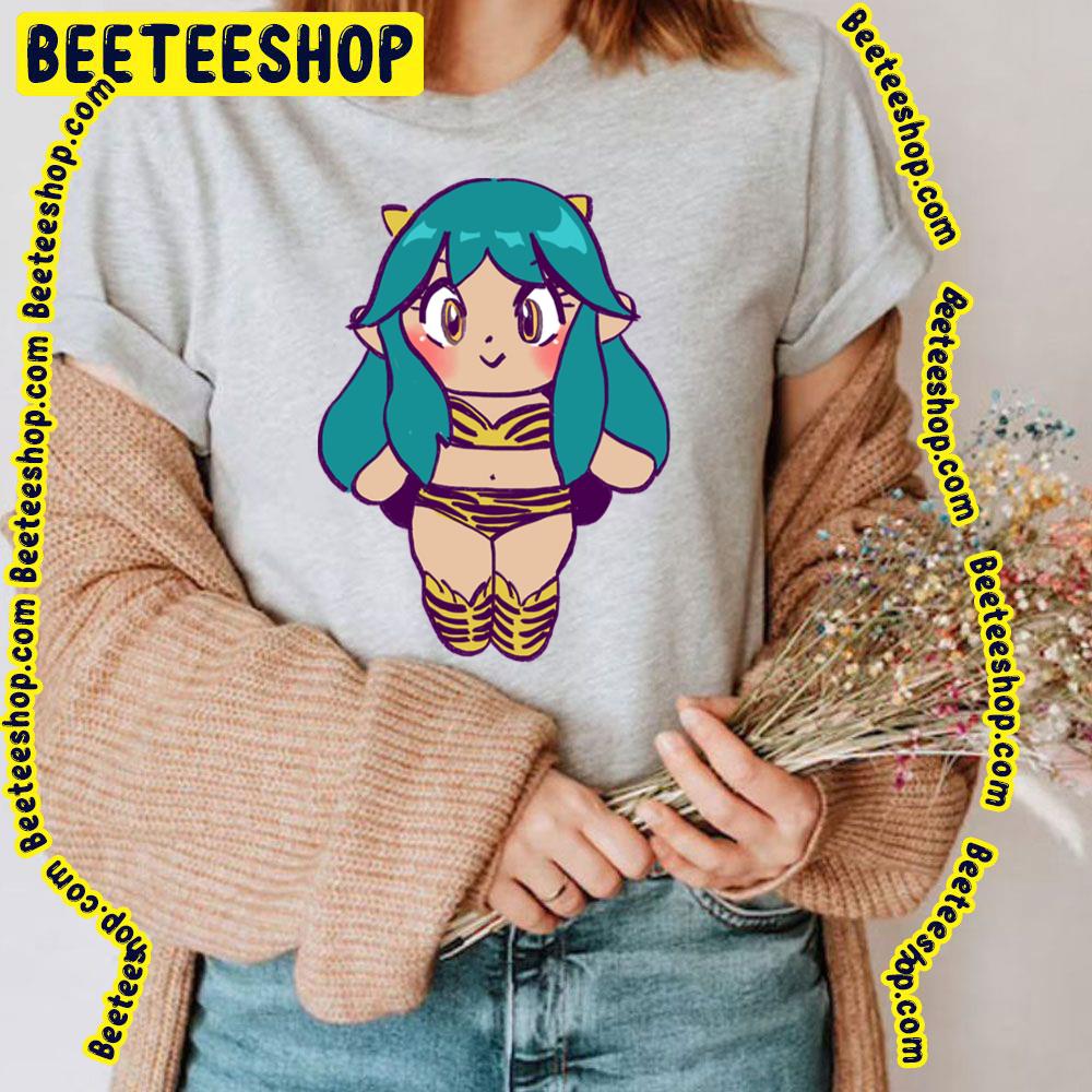 Invader Lum Chibi Plush Doll Urusei Yatsura Alien Oni Girl Trending Unisex T-Shirt Invader Lum Chibi Plush Doll Urusei Yatsura Alien Oni Girl Trending Unisex T-Shirt
