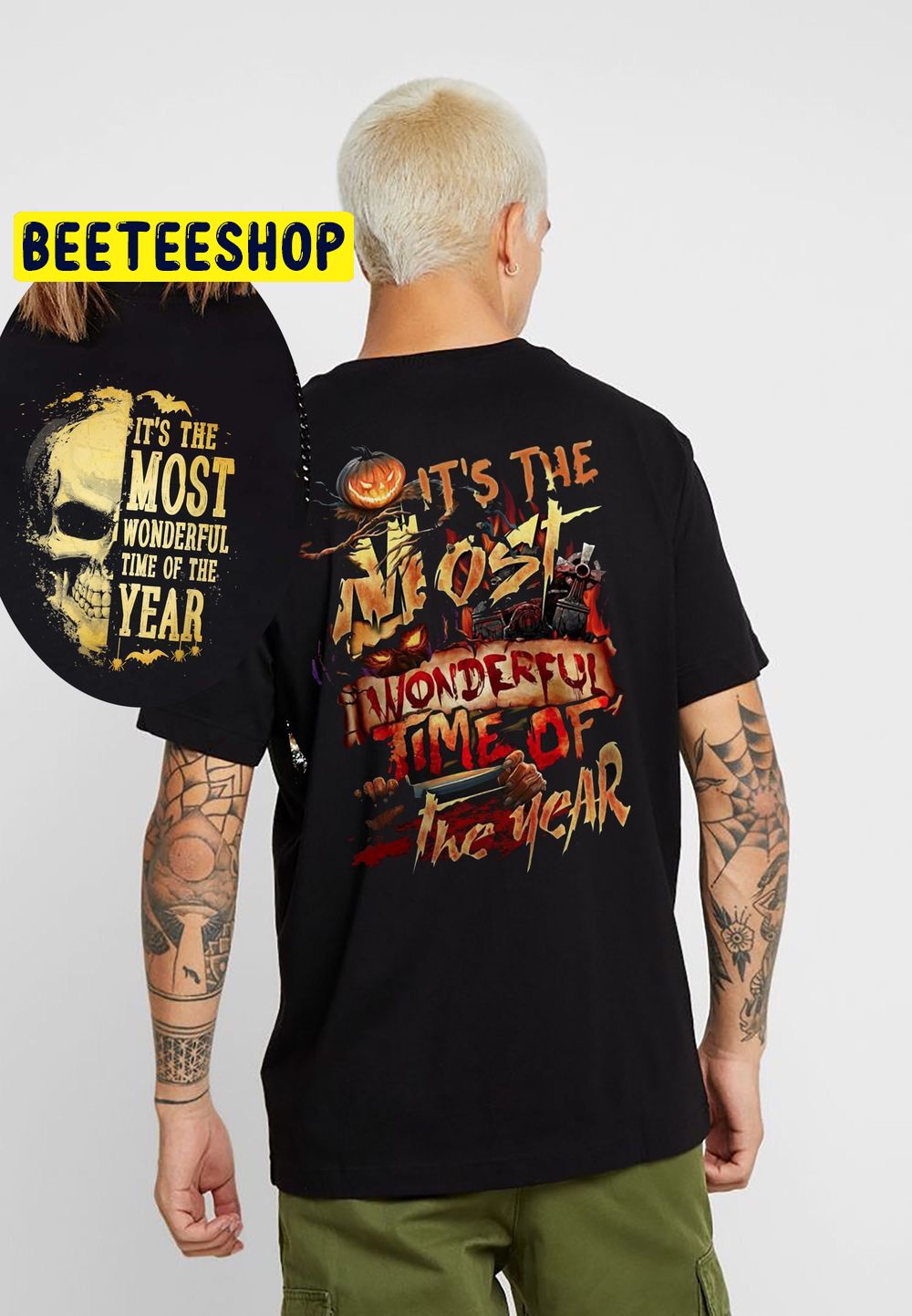 It's The Most Wonderful Time Of The Year Halloween Pumpkin Spooky Season Double Side Trending Unisex Shirt It's The Most Wonderful Time Of The Year Halloween Pumpkin Spooky Season Double Side Trending Unisex Shirt