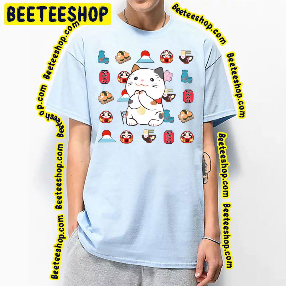 Japan Kawaii Country Cat Trending Unisex T-Shirt Japan Kawaii Country Cat Trending Unisex T-Shirt