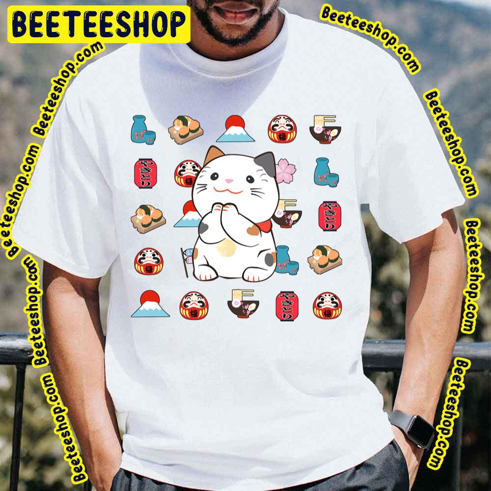Japan Kawaii Country Cat Trending Unisex T-Shirt Japan Kawaii Country Cat Trending Unisex T-Shirt