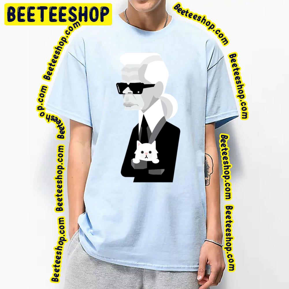 Karl Karlito With His Cat Trending Unisex T-Shirt Karl Karlito With His Cat Trending Unisex T-Shirt