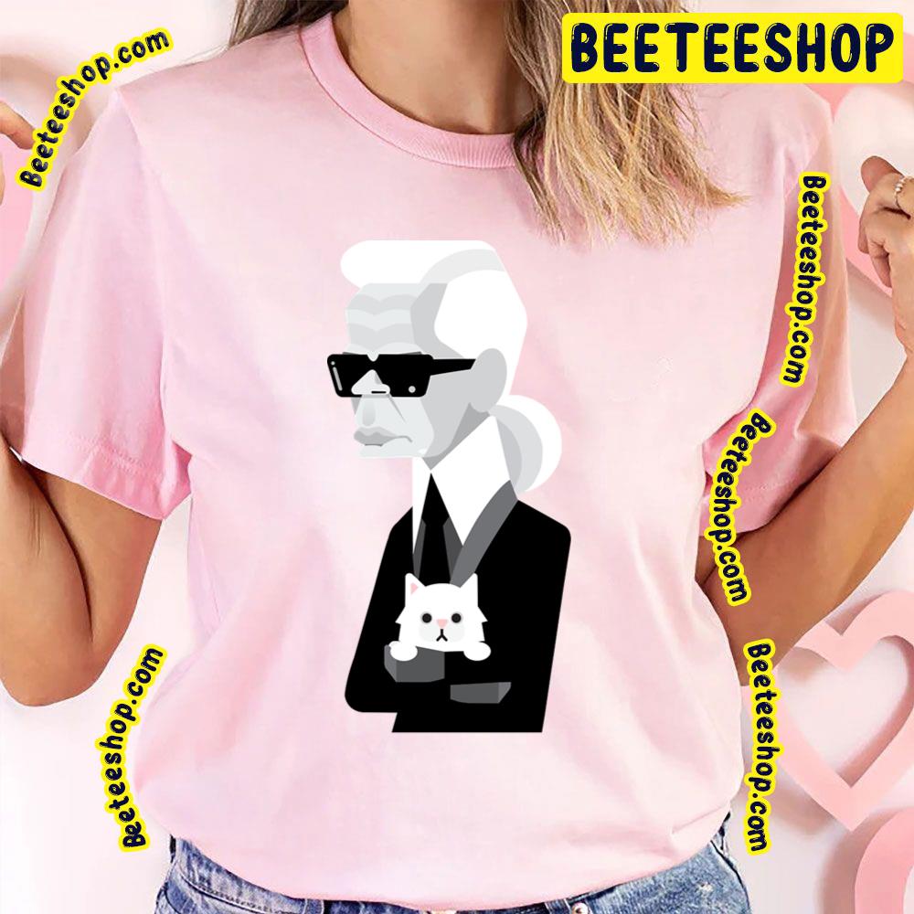 Karl Karlito With His Cat Trending Unisex T-Shirt Karl Karlito With His Cat Trending Unisex T-Shirt