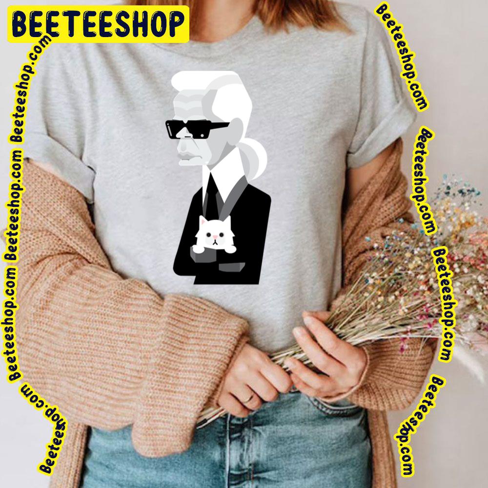 Karl Karlito With His Cat Trending Unisex T-Shirt Karl Karlito With His Cat Trending Unisex T-Shirt
