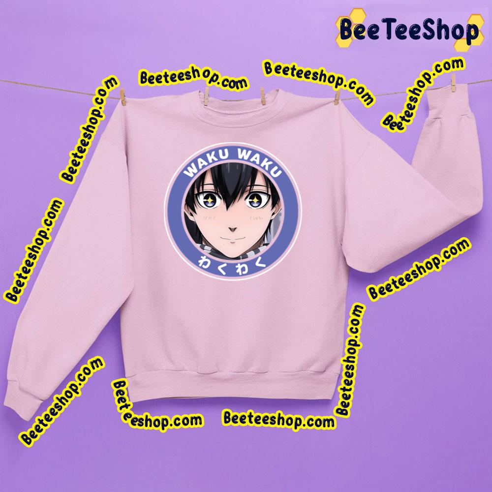 Kawaii Yoichi Isagi Waku Waku Blue Lock Trending Unisex Sweatshirt Kawaii Yoichi Isagi Waku Waku Blue Lock Trending Unisex Sweatshirt