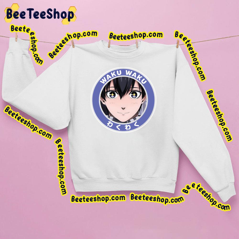 Kawaii Yoichi Isagi Waku Waku Blue Lock Trending Unisex Sweatshirt Kawaii Yoichi Isagi Waku Waku Blue Lock Trending Unisex Sweatshirt