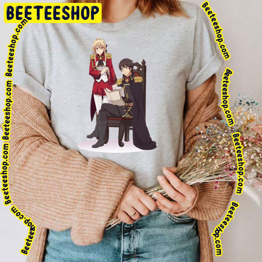 Kazuya & Liscia Genjitsu Shugi Yuusha No Oukoku Saikenki Trending Unisex T-Shirt Kazuya & Liscia Genjitsu Shugi Yuusha No Oukoku Saikenki Trending Unisex T-Shirt