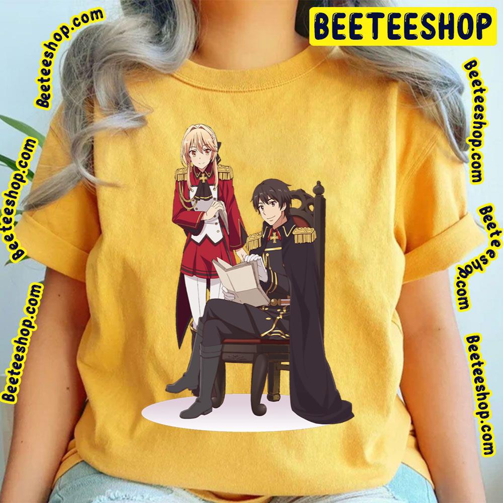 Kazuya & Liscia Genjitsu Shugi Yuusha No Oukoku Saikenki Trending Unisex T-Shirt Kazuya & Liscia Genjitsu Shugi Yuusha No Oukoku Saikenki Trending Unisex T-Shirt