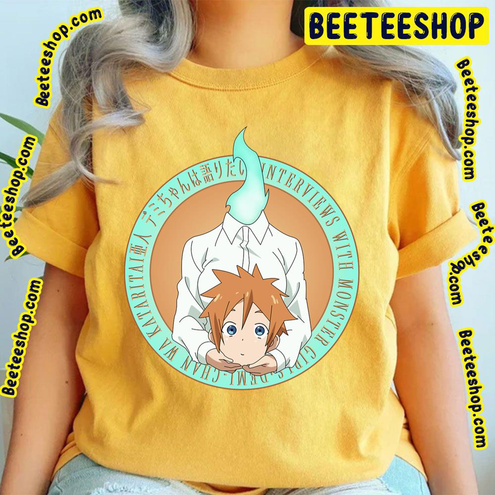 Kyōko Machi Dullahan Demi-Chan Wa Kataritai Trending Unisex T-Shirt Kyōko Machi Dullahan Demi-Chan Wa Kataritai Trending Unisex T-Shirt