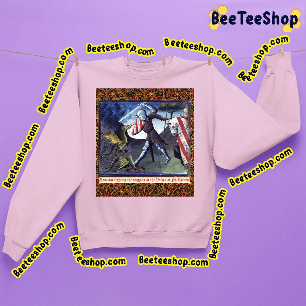 Lancelot Fighting Dragons Of The Valley Of No Return Arthurian Legends Medieval Miniature Trending Unisex Sweatshirt Lancelot Fighting Dragons Of The Valley Of No Return Arthurian Legends Medieval Miniature Trending Unisex Sweatshirt