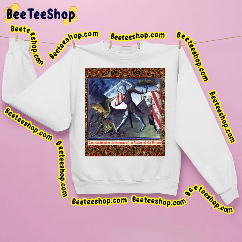 Lancelot Fighting Dragons Of The Valley Of No Return Arthurian Legends Medieval Miniature Trending Unisex Sweatshirt Lancelot Fighting Dragons Of The Valley Of No Return Arthurian Legends Medieval Miniature Trending Unisex Sweatshirt