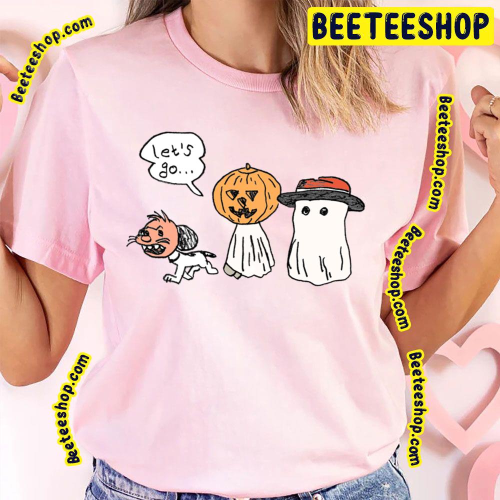 Let's Go Halloween Peanuts On A Mission Trending Unisex T-Shirt Let's Go Halloween Peanuts On A Mission Trending Unisex T-Shirt