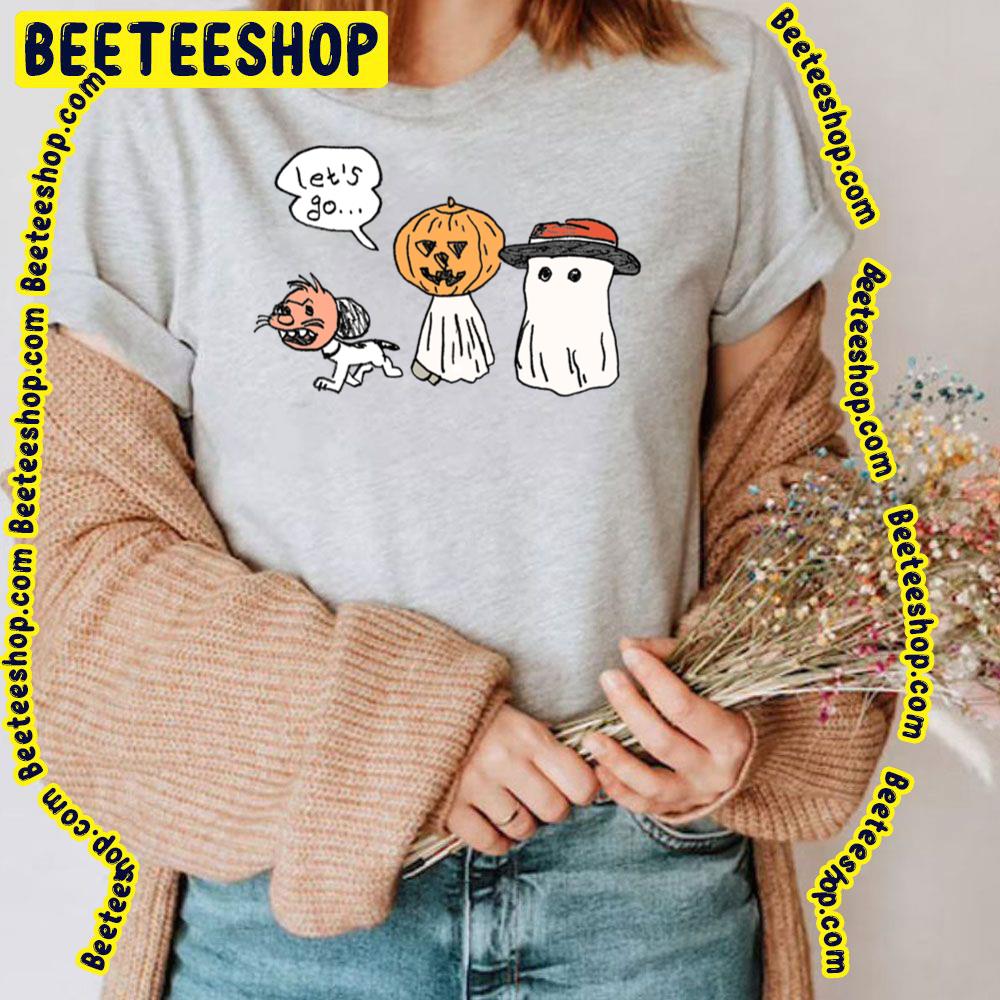 Let's Go Halloween Peanuts On A Mission Trending Unisex T-Shirt Let's Go Halloween Peanuts On A Mission Trending Unisex T-Shirt