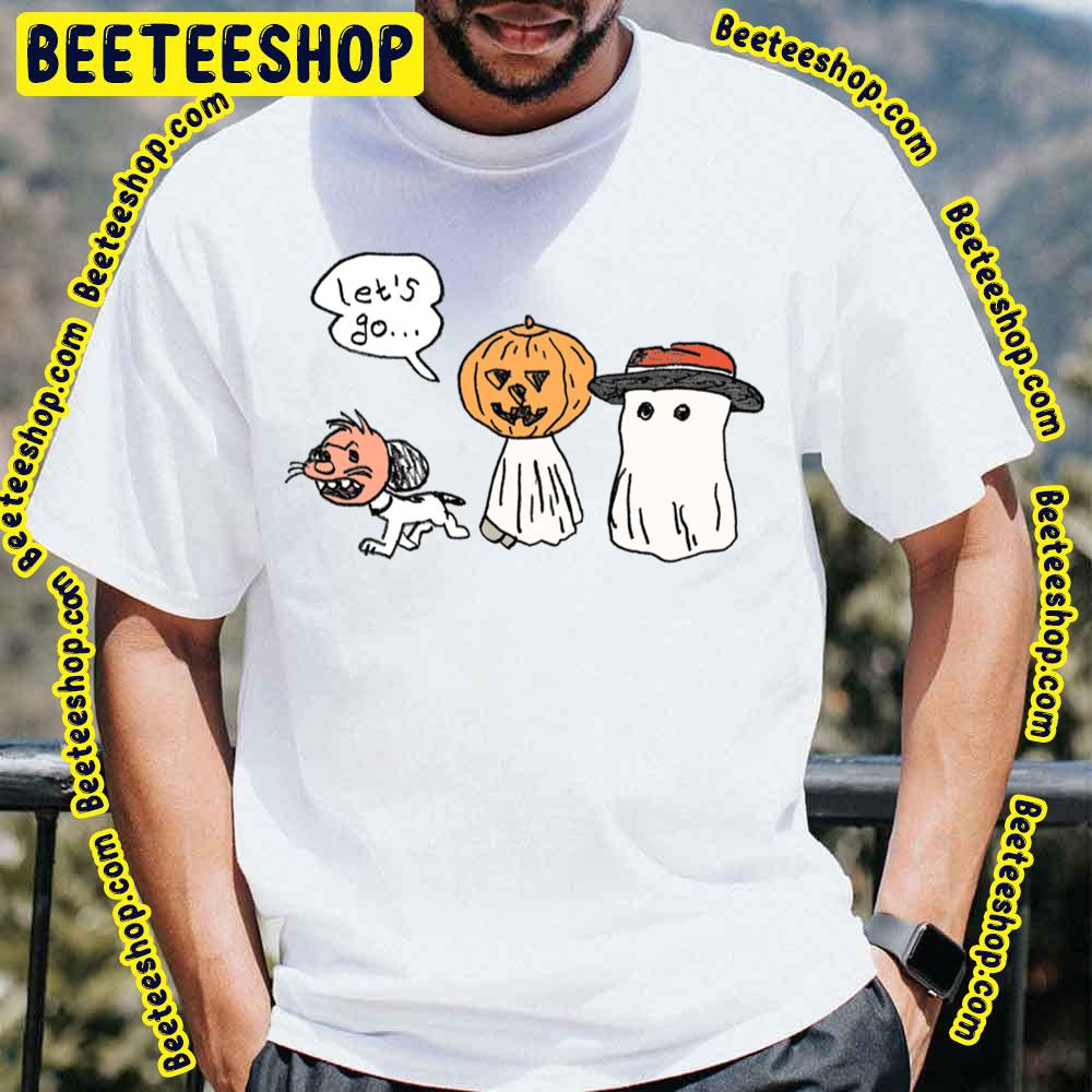 Let's Go Halloween Peanuts On A Mission Trending Unisex T-Shirt Let's Go Halloween Peanuts On A Mission Trending Unisex T-Shirt