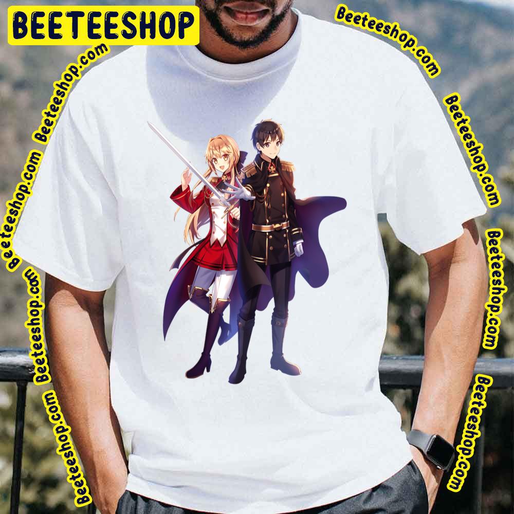 Liscia & Kazuya Genjitsu Shugi Yuusha No Oukoku Saikenki Trending Unisex T-Shirt Liscia & Kazuya Genjitsu Shugi Yuusha No Oukoku Saikenki Trending Unisex T-Shirt