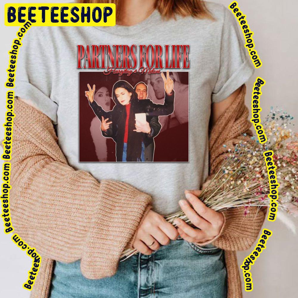 Mariska Hargitay and Chris Meloni Partners for Life 90s Inspired Vintage Homage Trending Unisex T-Shirt Mariska Hargitay and Chris Meloni Partners for Life 90s Inspired Vintage Homage Trending Unisex T-Shirt