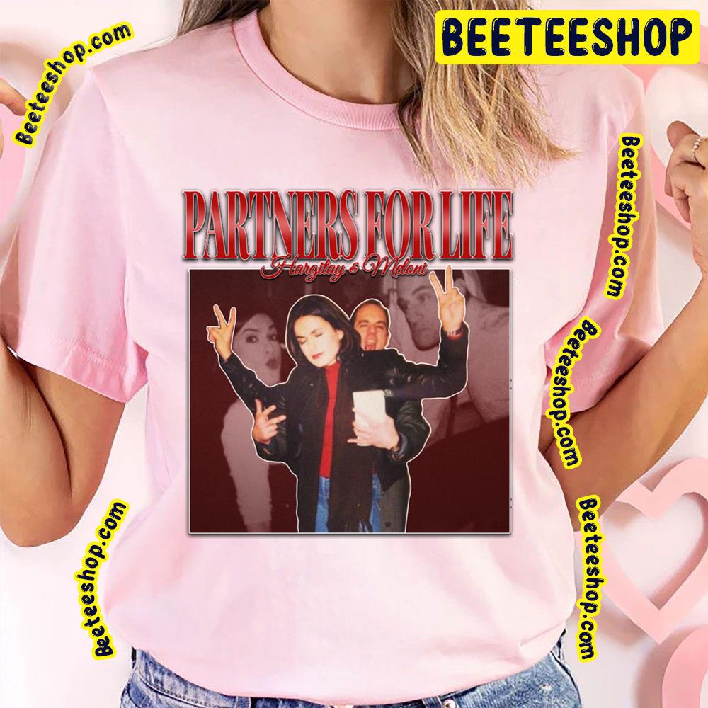 Mariska Hargitay and Chris Meloni Partners for Life 90s Inspired Vintage Homage Trending Unisex T-Shirt Mariska Hargitay and Chris Meloni Partners for Life 90s Inspired Vintage Homage Trending Unisex T-Shirt