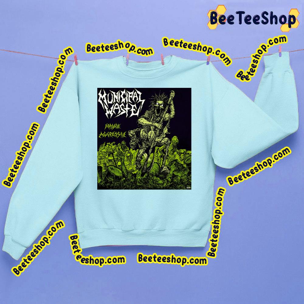 Massive Municipal Waste Zombie Art Trending Unisex Sweatshirt Massive Municipal Waste Zombie Art Trending Unisex Sweatshirt