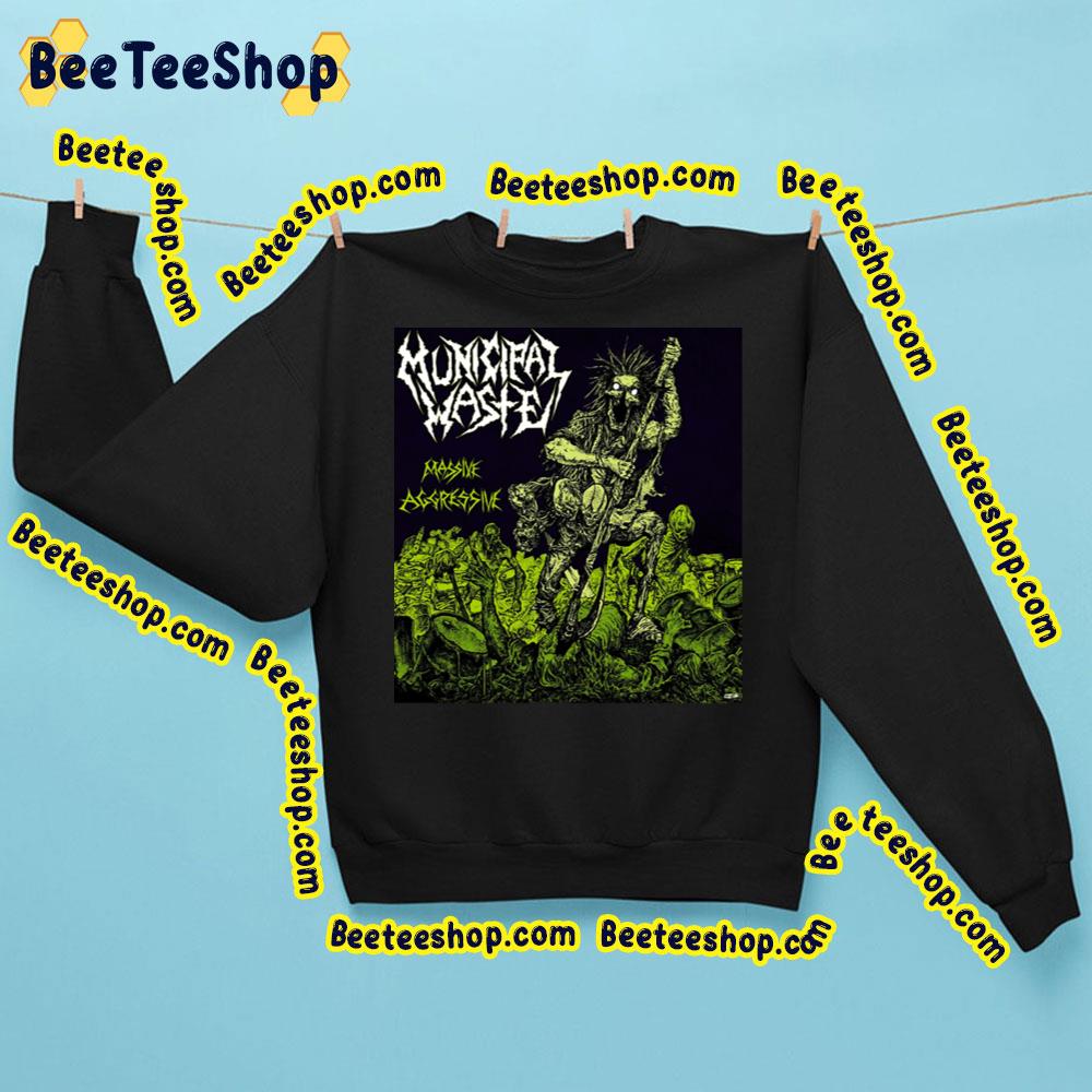 Massive Municipal Waste Zombie Art Trending Unisex Sweatshirt Massive Municipal Waste Zombie Art Trending Unisex Sweatshirt