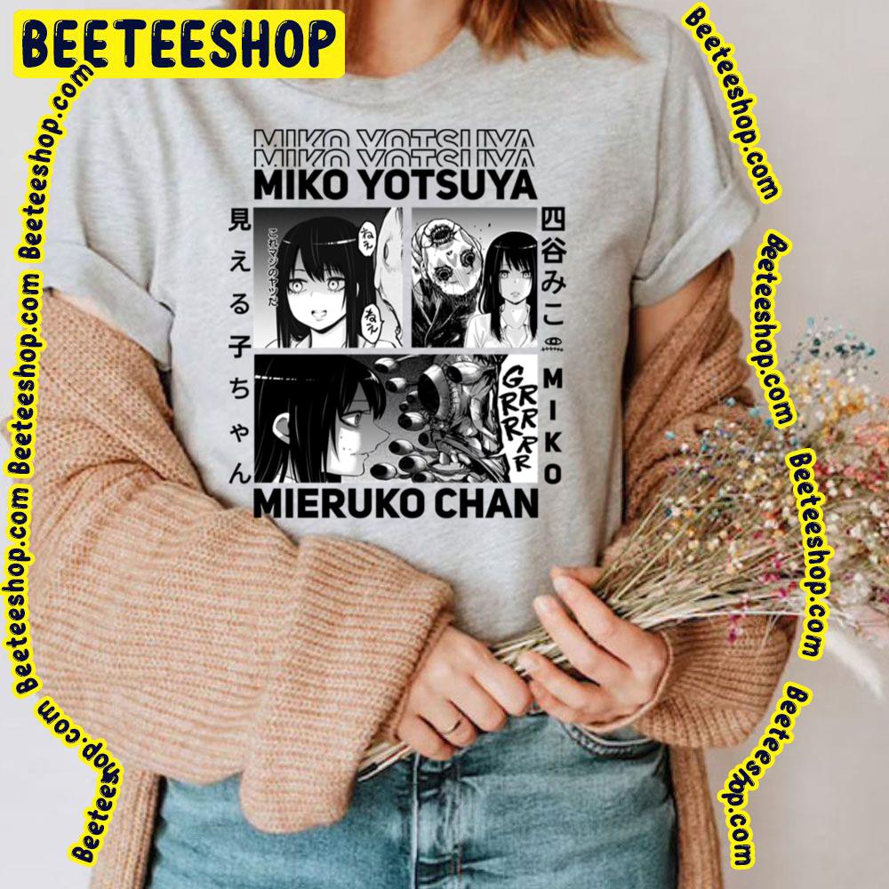 Mieruko-Chan Miko Yotsuya Trending Unisex T-Shirt Mieruko-Chan Miko Yotsuya Trending Unisex T-Shirt
