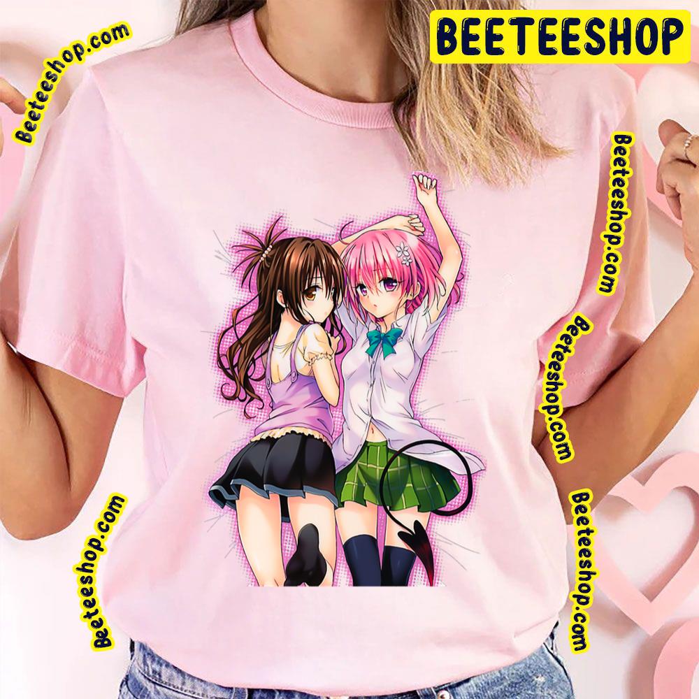 Mikan Yūki And Momo Deviluke To Love-Ru Trending Unisex T-Shirt Mikan Yūki And Momo Deviluke To Love-Ru Trending Unisex T-Shirt