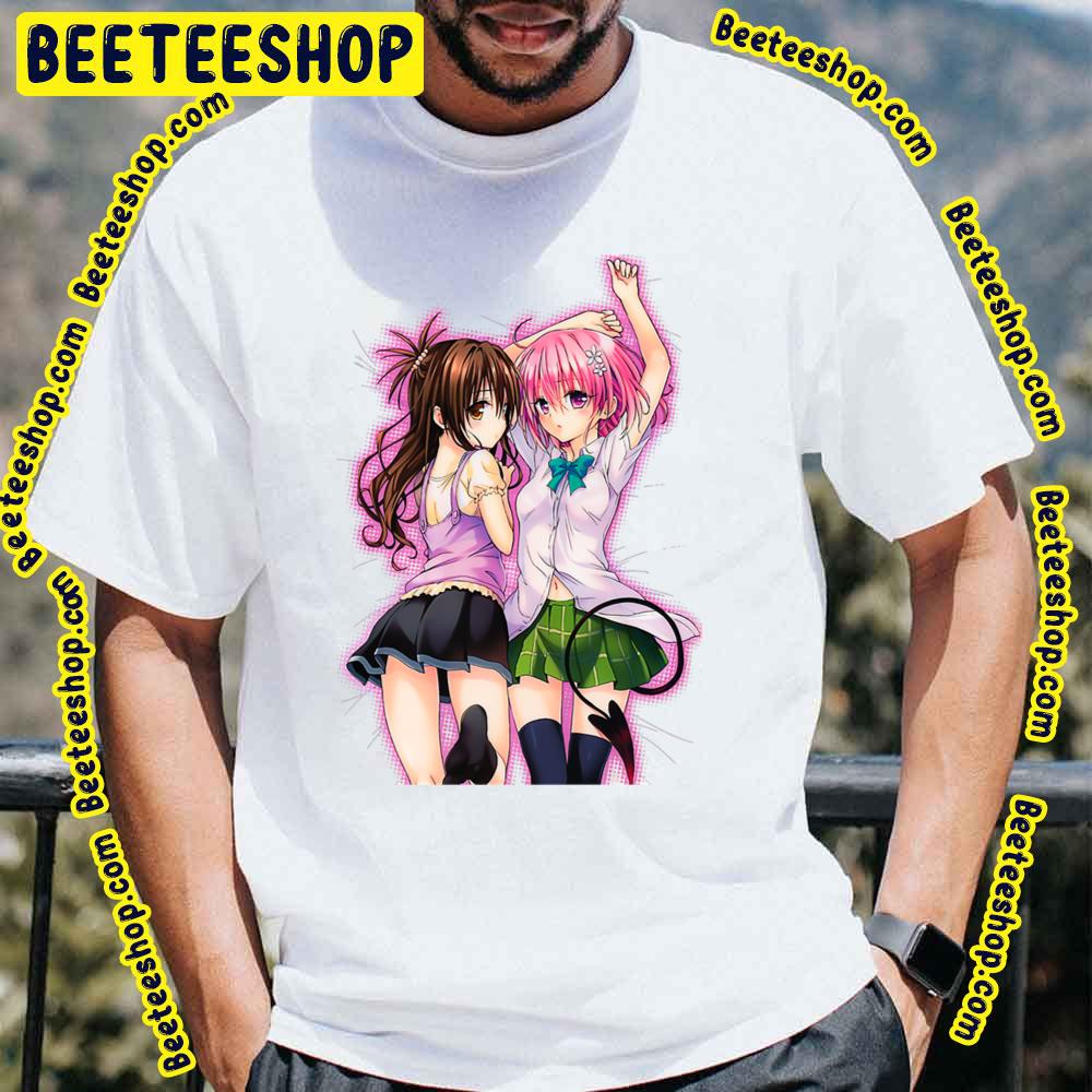 Mikan Yūki And Momo Deviluke To Love-Ru Trending Unisex T-Shirt Mikan Yūki And Momo Deviluke To Love-Ru Trending Unisex T-Shirt