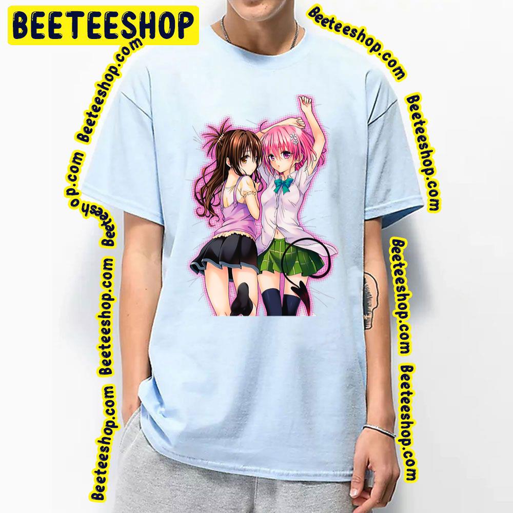 Mikan Yūki And Momo Deviluke To Love-Ru Trending Unisex T-Shirt Mikan Yūki And Momo Deviluke To Love-Ru Trending Unisex T-Shirt