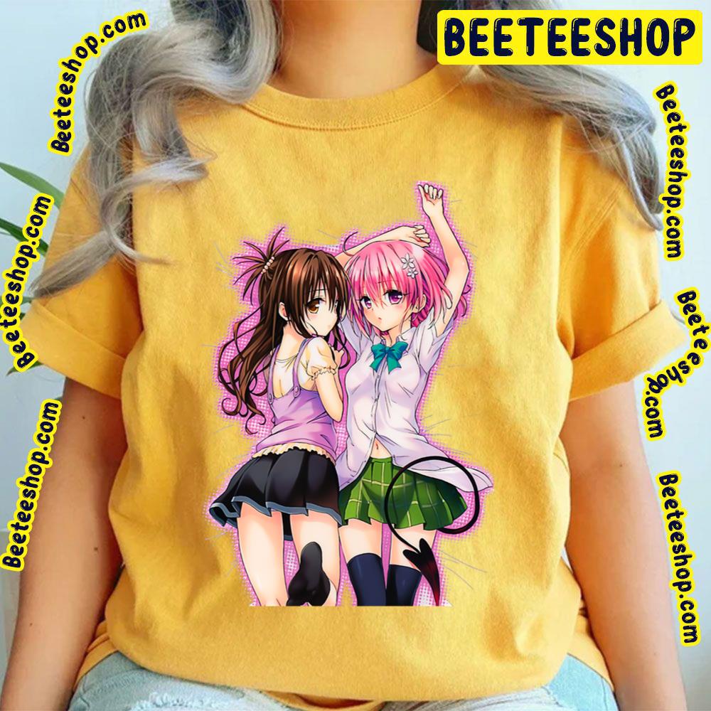 Mikan Yūki And Momo Deviluke To Love-Ru Trending Unisex T-Shirt Mikan Yūki And Momo Deviluke To Love-Ru Trending Unisex T-Shirt