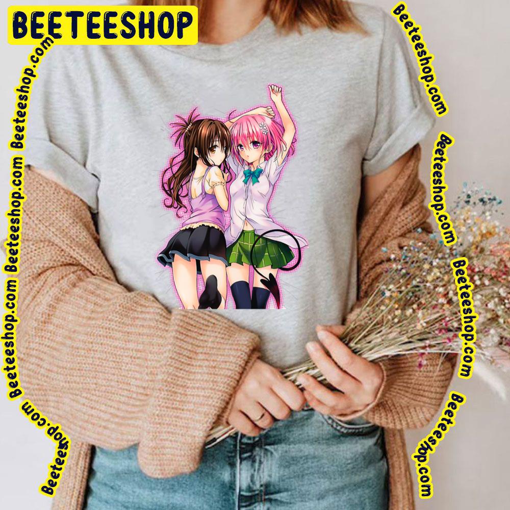 Mikan Yūki And Momo Deviluke To Love-Ru Trending Unisex T-Shirt Mikan Yūki And Momo Deviluke To Love-Ru Trending Unisex T-Shirt