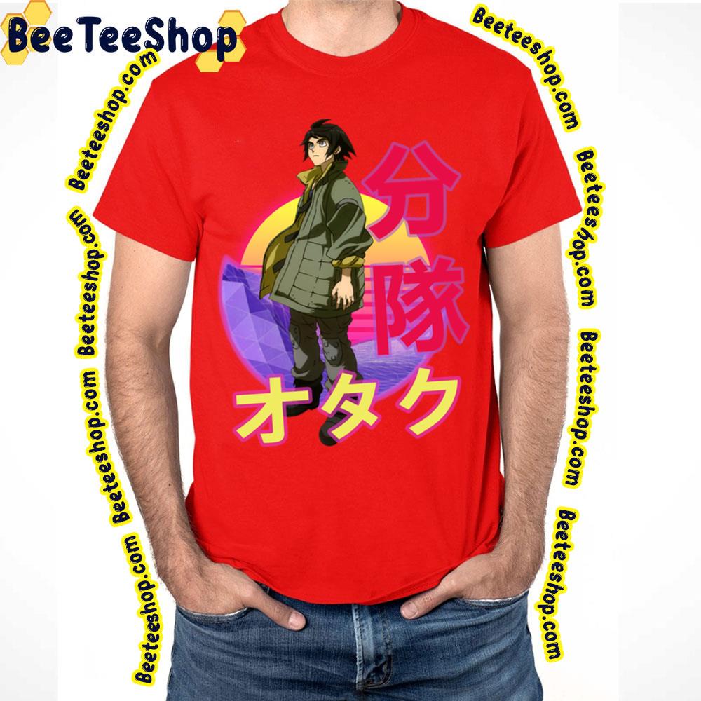 Mikazuki Augus Mobile Suit Gundam Iron Blooded Orphans G Tekketsu Retro Sunset Trending Unisex T-Shirt Mikazuki Augus Mobile Suit Gundam Iron Blooded Orphans G Tekketsu Retro Sunset Trending Unisex T-Shirt