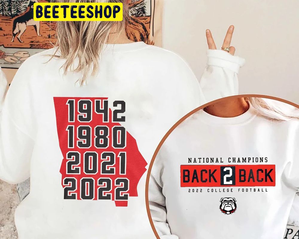 National Champions Back To Back 2021 2022 Championship Double Side Trending Unisex Shirt National Champions Back To Back 2021 2022 Championship Double Side Trending Unisex Shirt