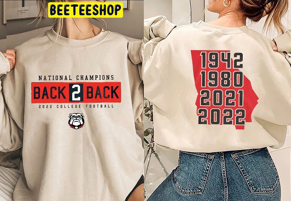 National Champions Back To Back 2021 2022 Championship Double Side Trending Unisex Shirt National Champions Back To Back 2021 2022 Championship Double Side Trending Unisex Shirt