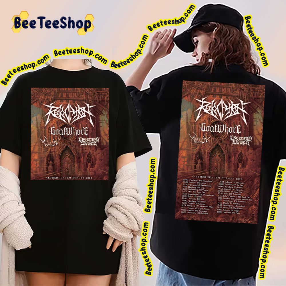 Netherheaven Europe 2023 Creeping Death Double Side Double Side Trending Unisex Shirt Netherheaven Europe 2023 Creeping Death Double Side Double Side Trending Unisex Shirt