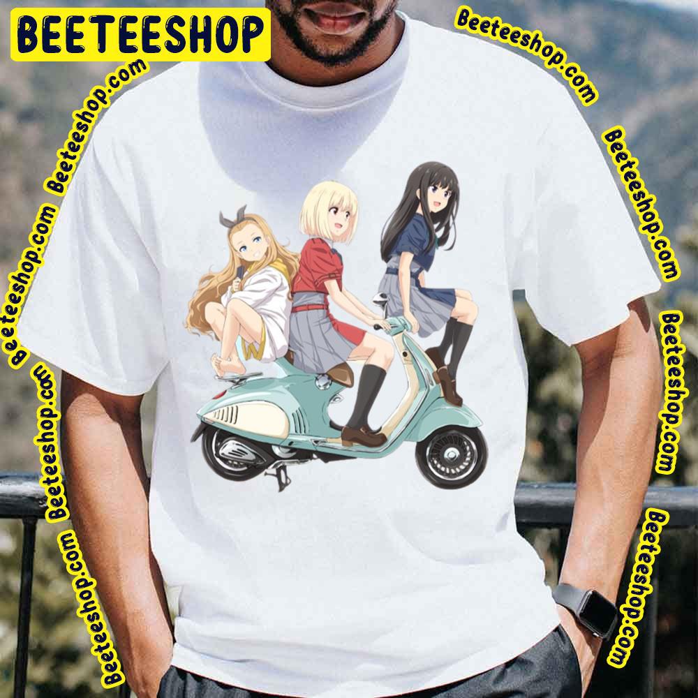 On Vespa Lycoris Recoil Trending Unisex T-Shirt On Vespa Lycoris Recoil Trending Unisex T-Shirt