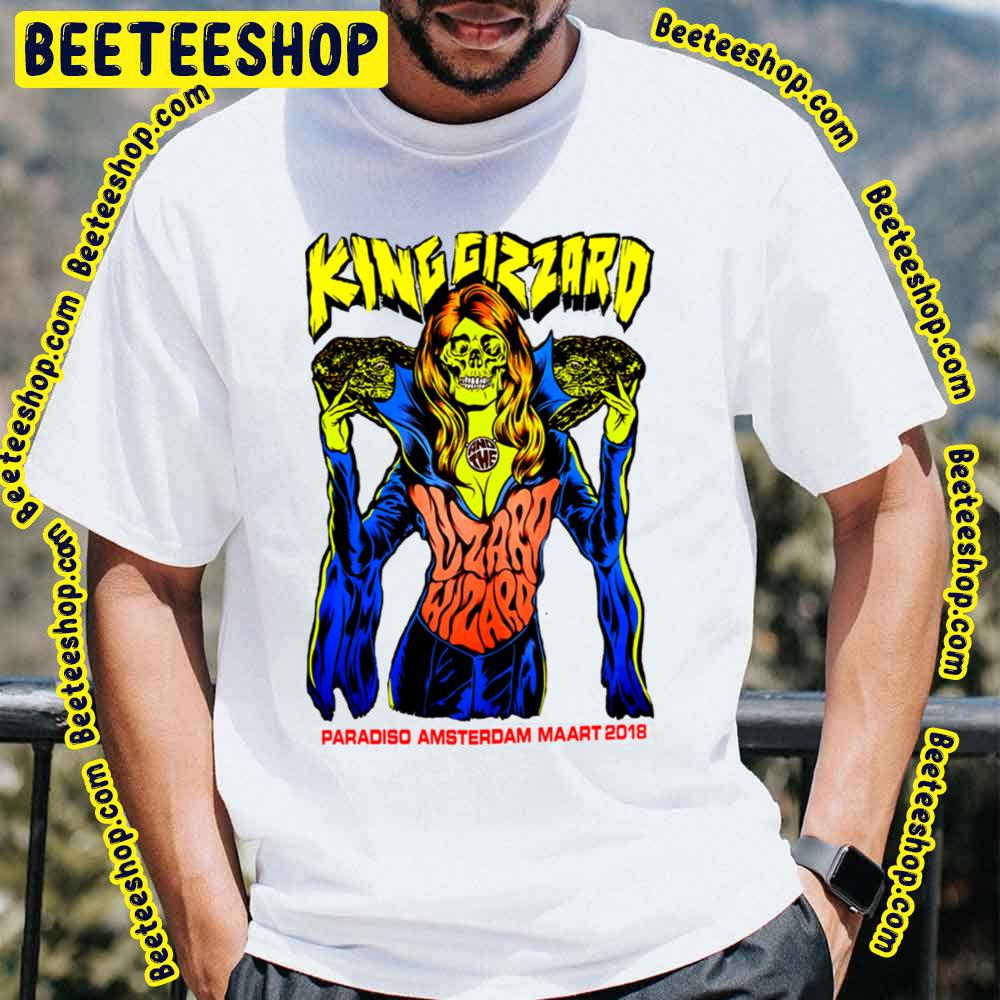 Paradiso Amsterdam Maart 2018 King Gizzard And The Lizard Wizard Trending Unisex T-Shirt Paradiso Amsterdam Maart 2018 King Gizzard And The Lizard Wizard Trending Unisex T-Shirt