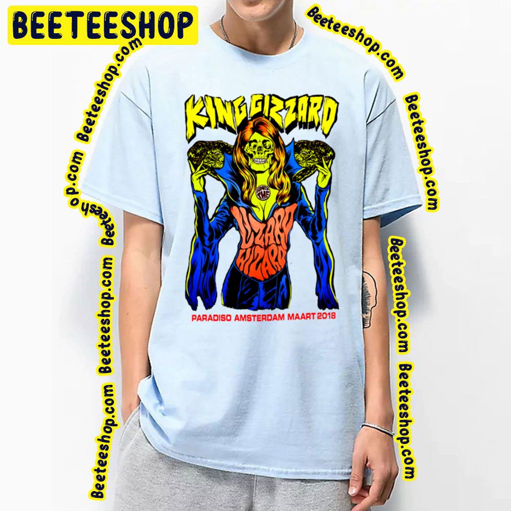 Paradiso Amsterdam Maart 2018 King Gizzard And The Lizard Wizard Trending Unisex T-Shirt Paradiso Amsterdam Maart 2018 King Gizzard And The Lizard Wizard Trending Unisex T-Shirt