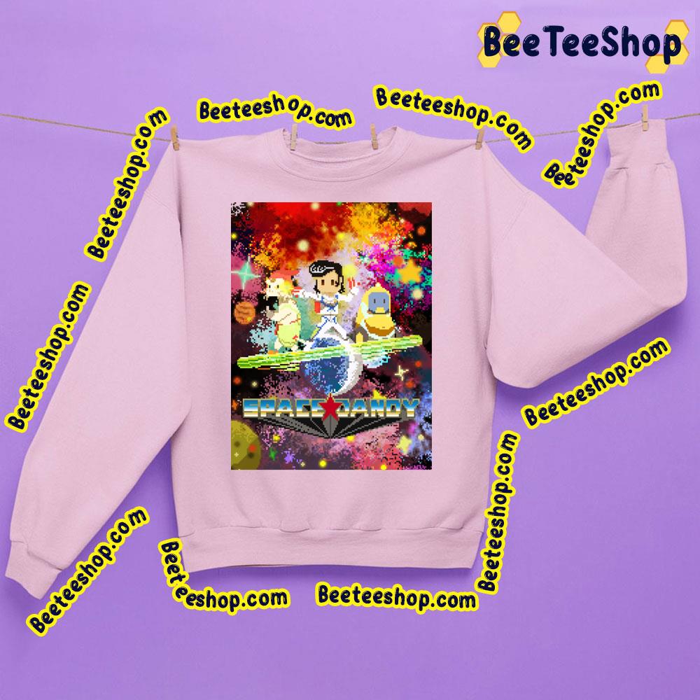 Pixel Art Space Dandy Trending Unisex Sweatshirt Pixel Art Space Dandy Trending Unisex Sweatshirt
