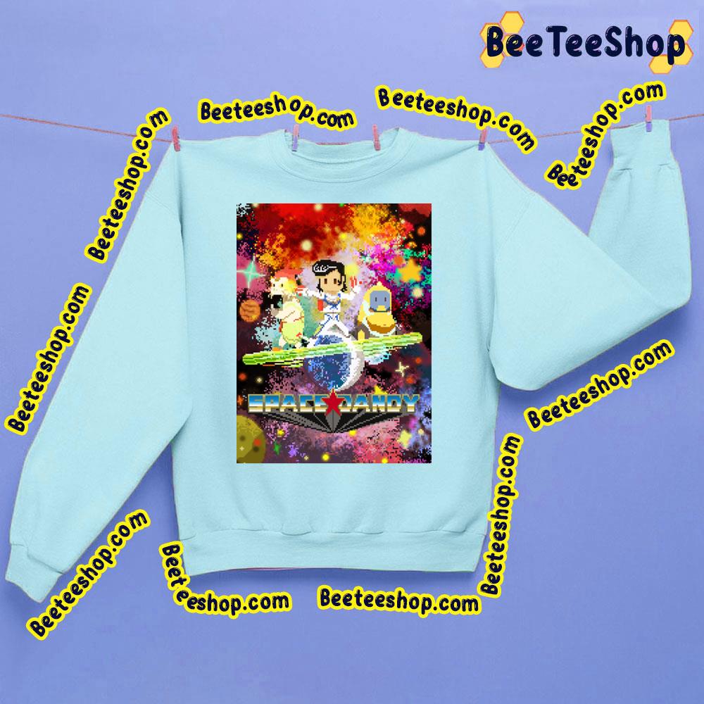 Pixel Art Space Dandy Trending Unisex Sweatshirt Pixel Art Space Dandy Trending Unisex Sweatshirt