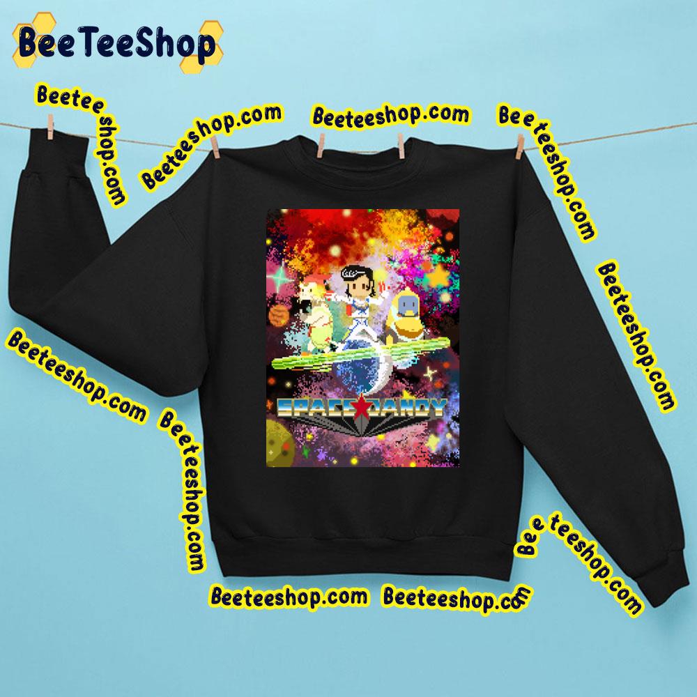 Pixel Art Space Dandy Trending Unisex Sweatshirt Pixel Art Space Dandy Trending Unisex Sweatshirt