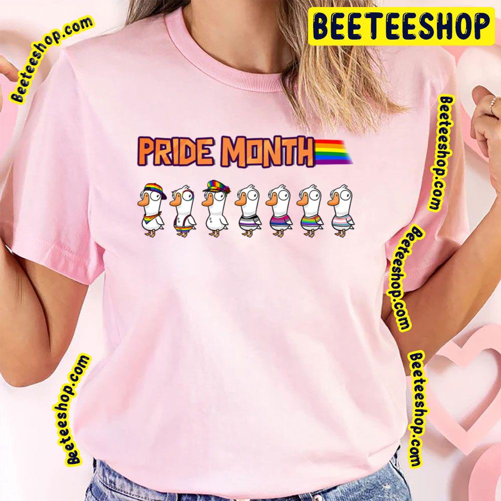Pride Month Goose Goose Duck Game Trending Unisex T-Shirt Pride Month Goose Goose Duck Game Trending Unisex T-Shirt