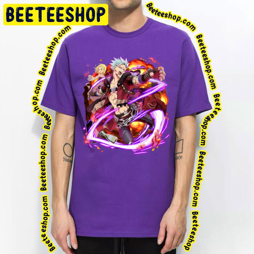 Purple Fire Ban The Seven Deadly Sins Trending Unisex T-Shirt Purple Fire Ban The Seven Deadly Sins Trending Unisex T-Shirt