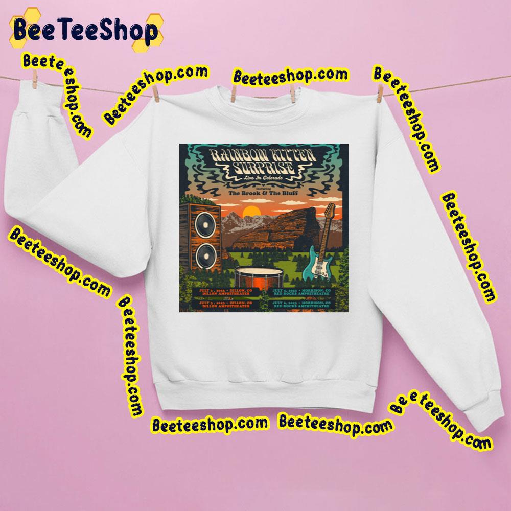 Ralnbow Kitten Surprise Live In Colorado The Brook And The Bluff 2023 Trending Unisex Sweatshirt Ralnbow Kitten Surprise Live In Colorado The Brook And The Bluff 2023 Trending Unisex Sweatshirt
