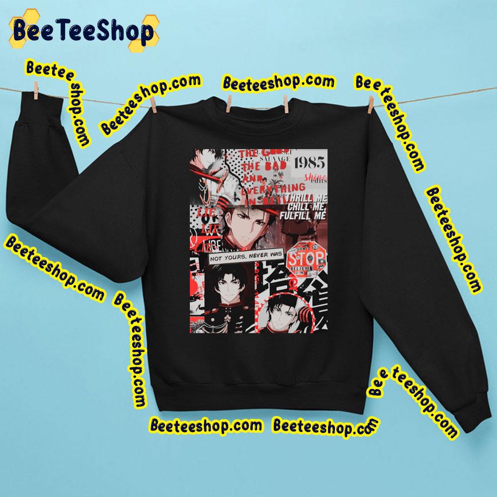 Red Black Wallpaper Owari No Seraph Trending Unisex Sweatshirt Red Black Wallpaper Owari No Seraph Trending Unisex Sweatshirt