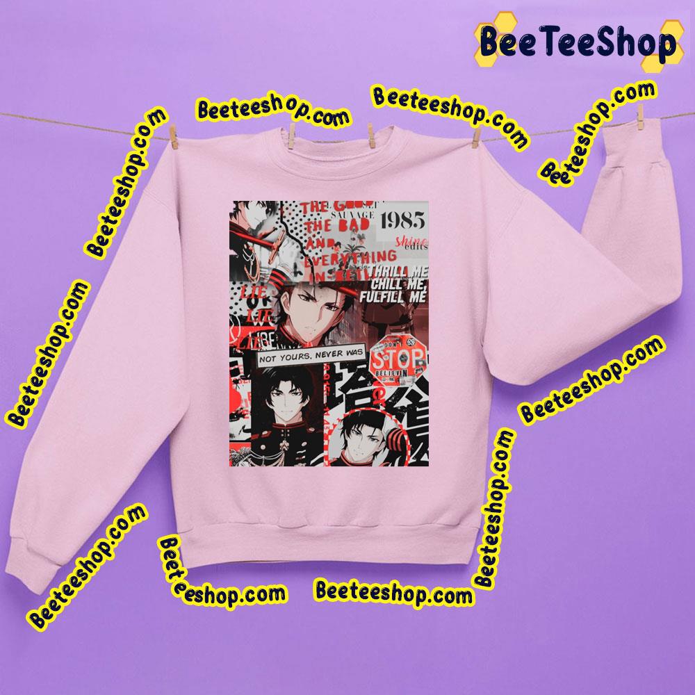 Red Black Wallpaper Owari No Seraph Trending Unisex Sweatshirt Red Black Wallpaper Owari No Seraph Trending Unisex Sweatshirt