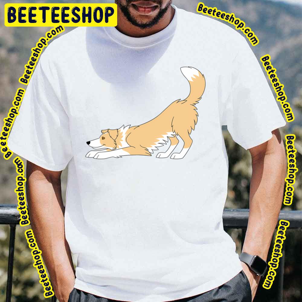 Red Border Collie Yoga Trending Unisex T-Shirt Red Border Collie Yoga Trending Unisex T-Shirt