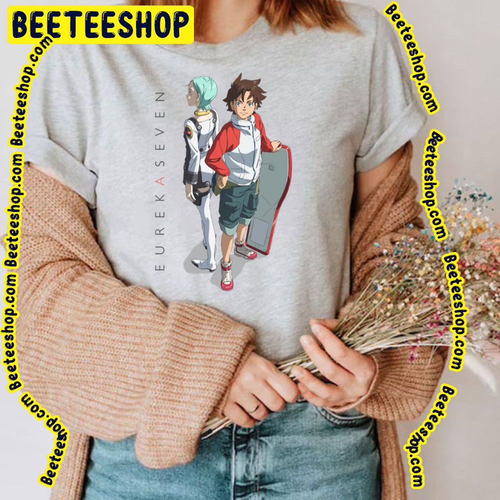 Renton Thurston And Eureka Kōkyōshihen Eureka Seven Trending Unisex T-Shirt Renton Thurston And Eureka Kōkyōshihen Eureka Seven Trending Unisex T-Shirt