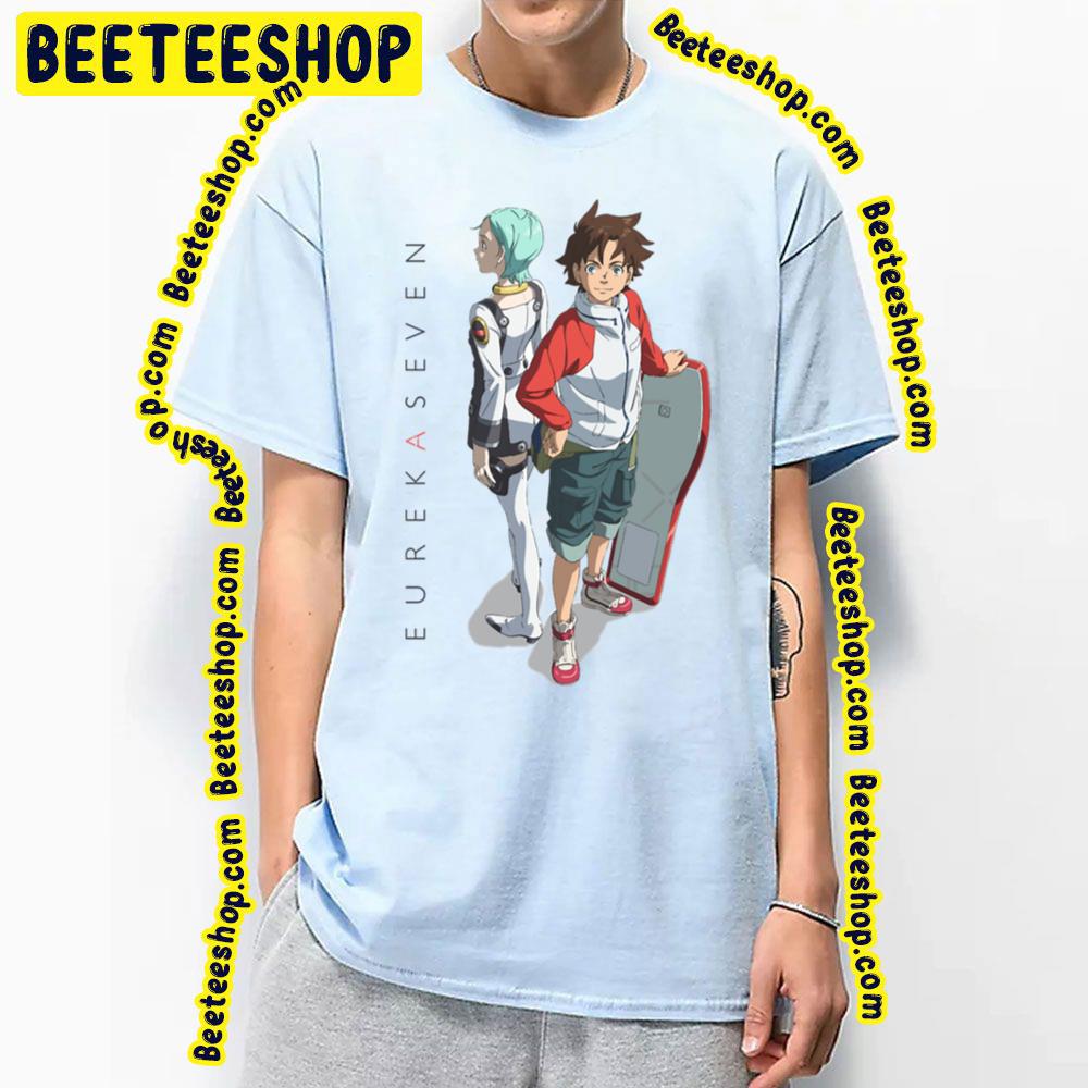 Renton Thurston And Eureka Kōkyōshihen Eureka Seven Trending Unisex T-Shirt Renton Thurston And Eureka Kōkyōshihen Eureka Seven Trending Unisex T-Shirt