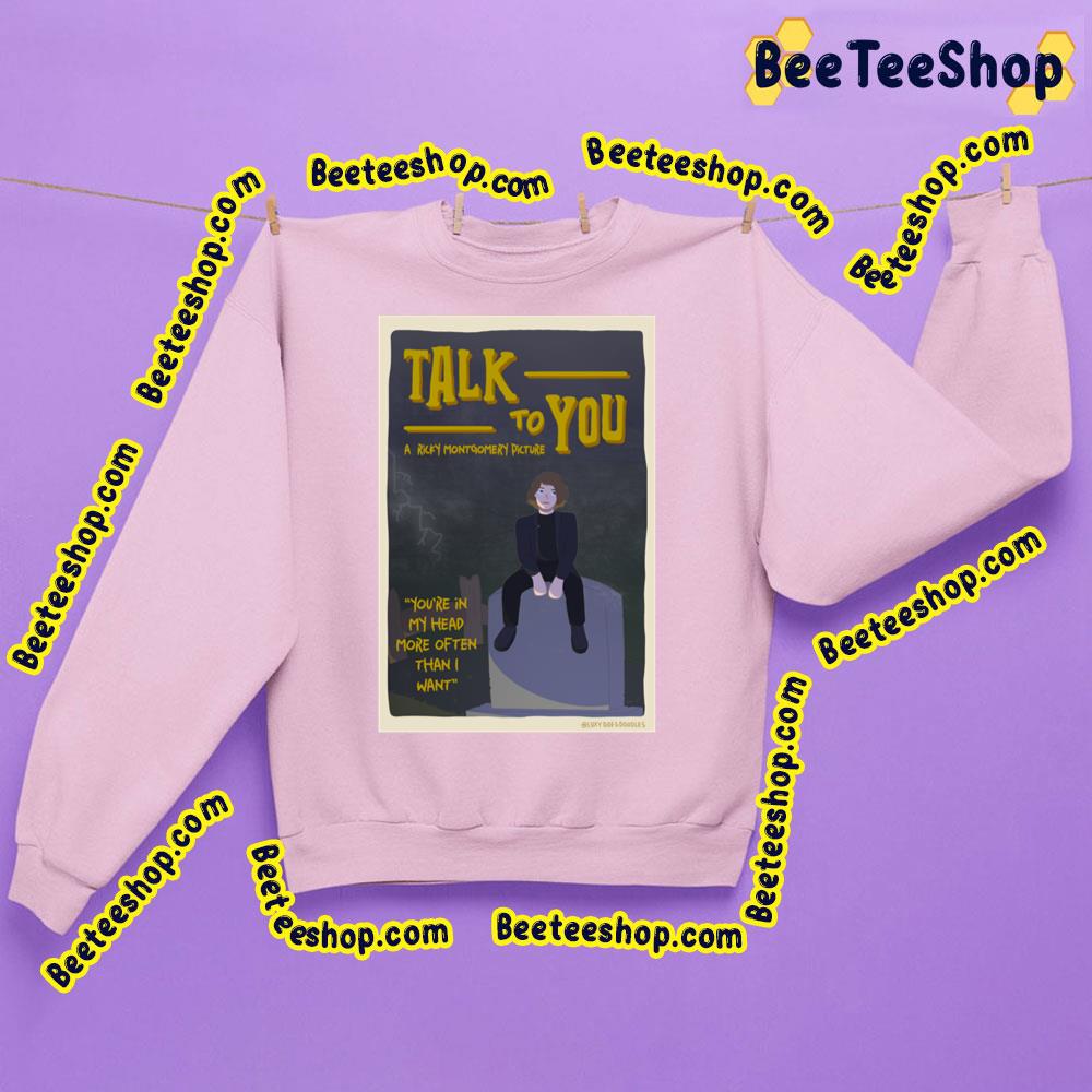 Ricky Montgomery Talk To You Vintage Horror Trending Unisex Sweatshirt Ricky Montgomery Talk To You Vintage Horror Trending Unisex Sweatshirt